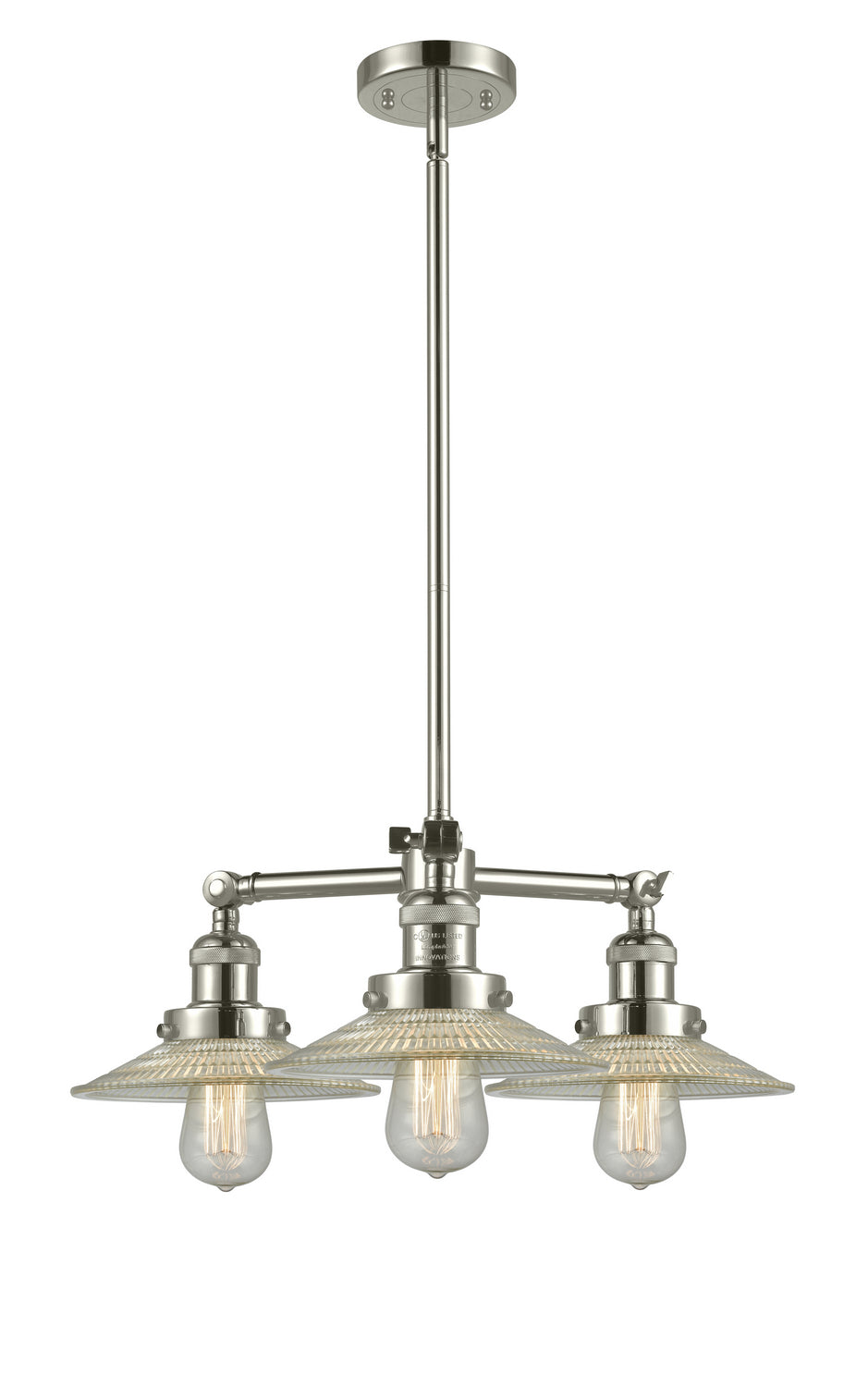 Innovations Franklin Restoration 207-PN-G2-LED Chandelier Light - Polished Nickel