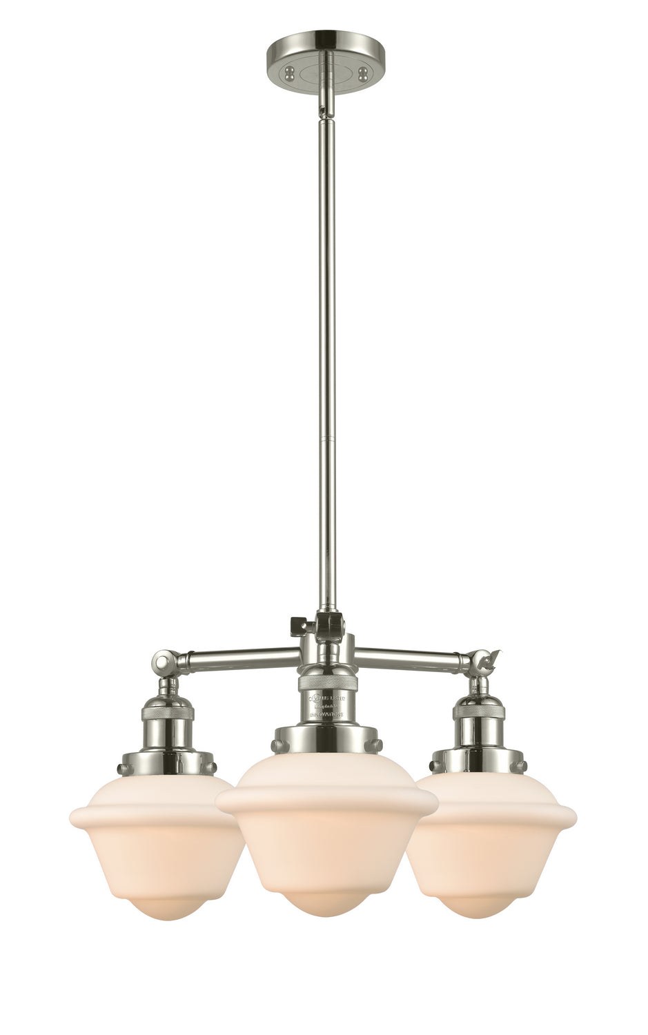 Innovations Franklin Restoration 207-PN-G531-LED Chandelier Light - Polished Nickel