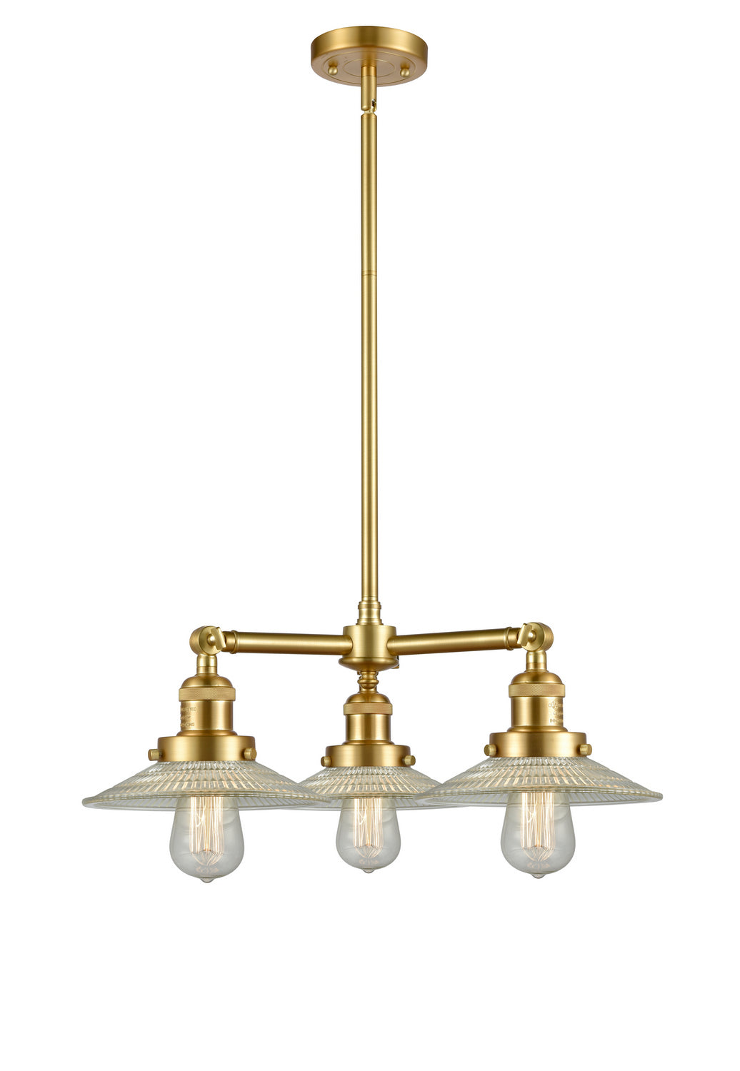 Innovations Franklin Restoration 207-SG-G2 Pendant Light - Satin Gold