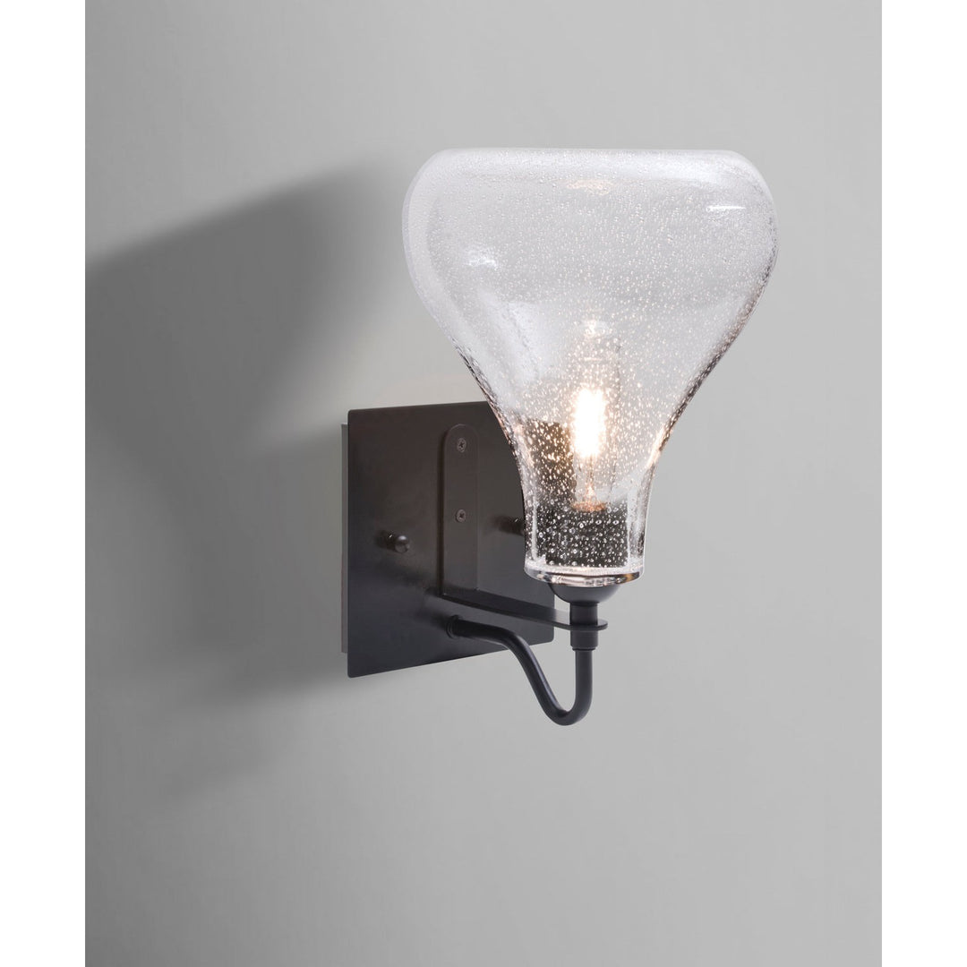 Besa Melo 1WG-MELOCL-BK Wall Sconce Light - Black