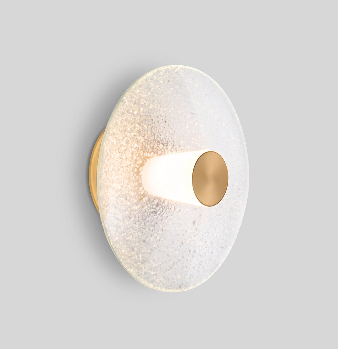 Besa Hope HOPECL-LED-BB Wall Sconce Light - Brushed Brass