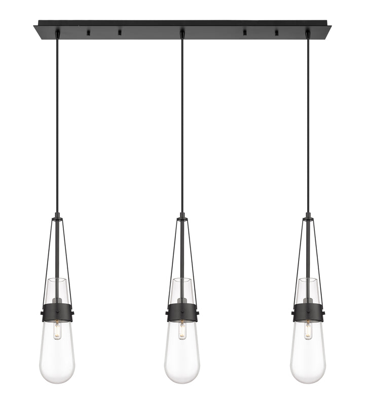 Innovations Downtown Urban 123-452-1P-BK-G452-4CL Pendant Light - Matte Black