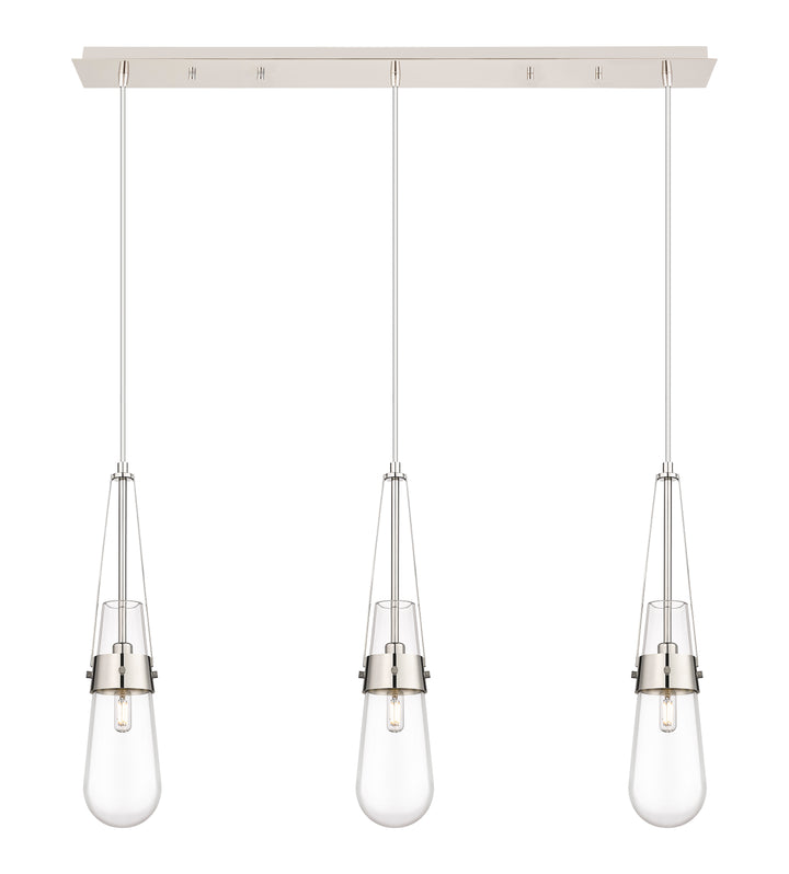 Innovations Downtown Urban 123-452-1P-PN-G452-4CL Pendant Light - Polished Nickel