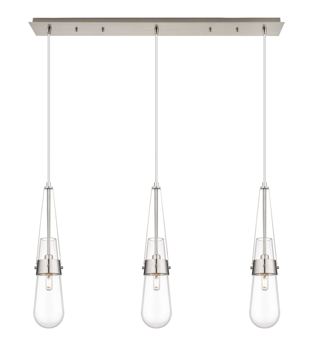 Innovations Downtown Urban 123-452-1P-SN-G452-4CL Pendant Light - Brushed Satin Nickel
