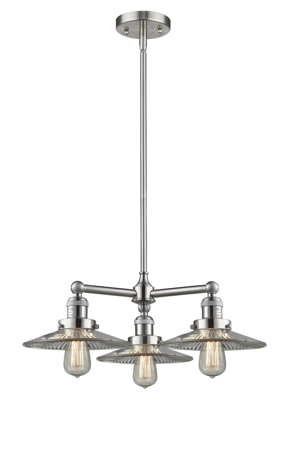 Innovations Franklin Restoration 207-SN-G2-LED Chandelier Light - Brushed Satin Nickel