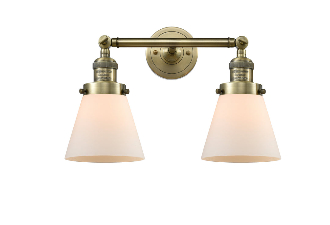 Innovations Franklin Restoration 208-AB-G61-LED Bath Vanity Light 16 in. wide - Antique Brass