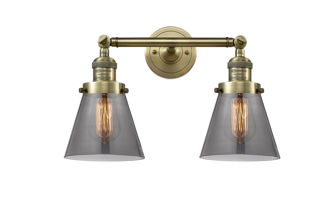 Innovations Franklin Restoration 208-AB-G63-LED Bath Vanity Light 16 in. wide - Antique Brass