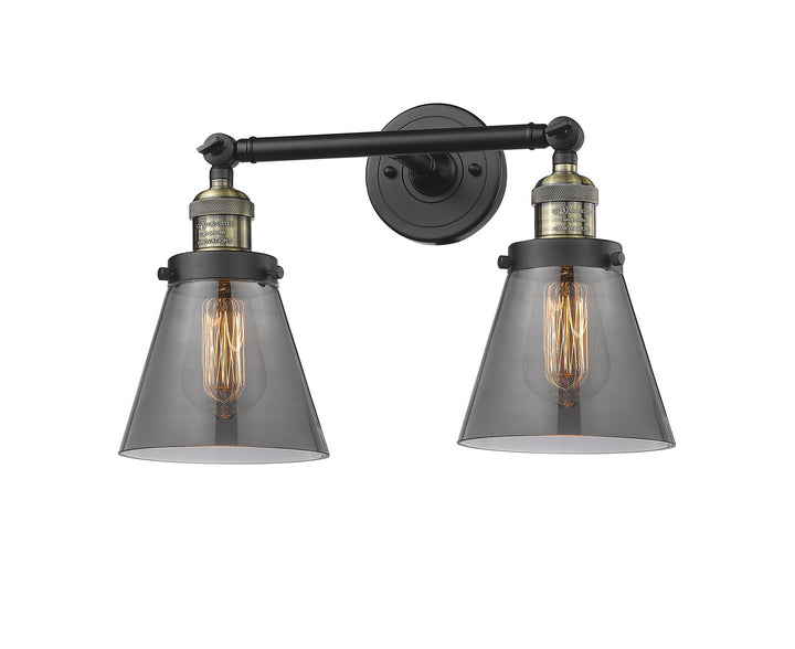 Innovations Franklin Restoration 208-BAB-G63-LED Bath Vanity Light 16 in. wide - Black Antique Brass