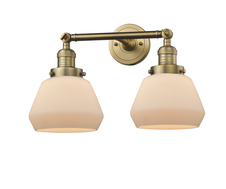 Innovations Franklin Restoration 208-BB-G171-LED Bath Vanity Light 17 in. wide - Brushed Brass