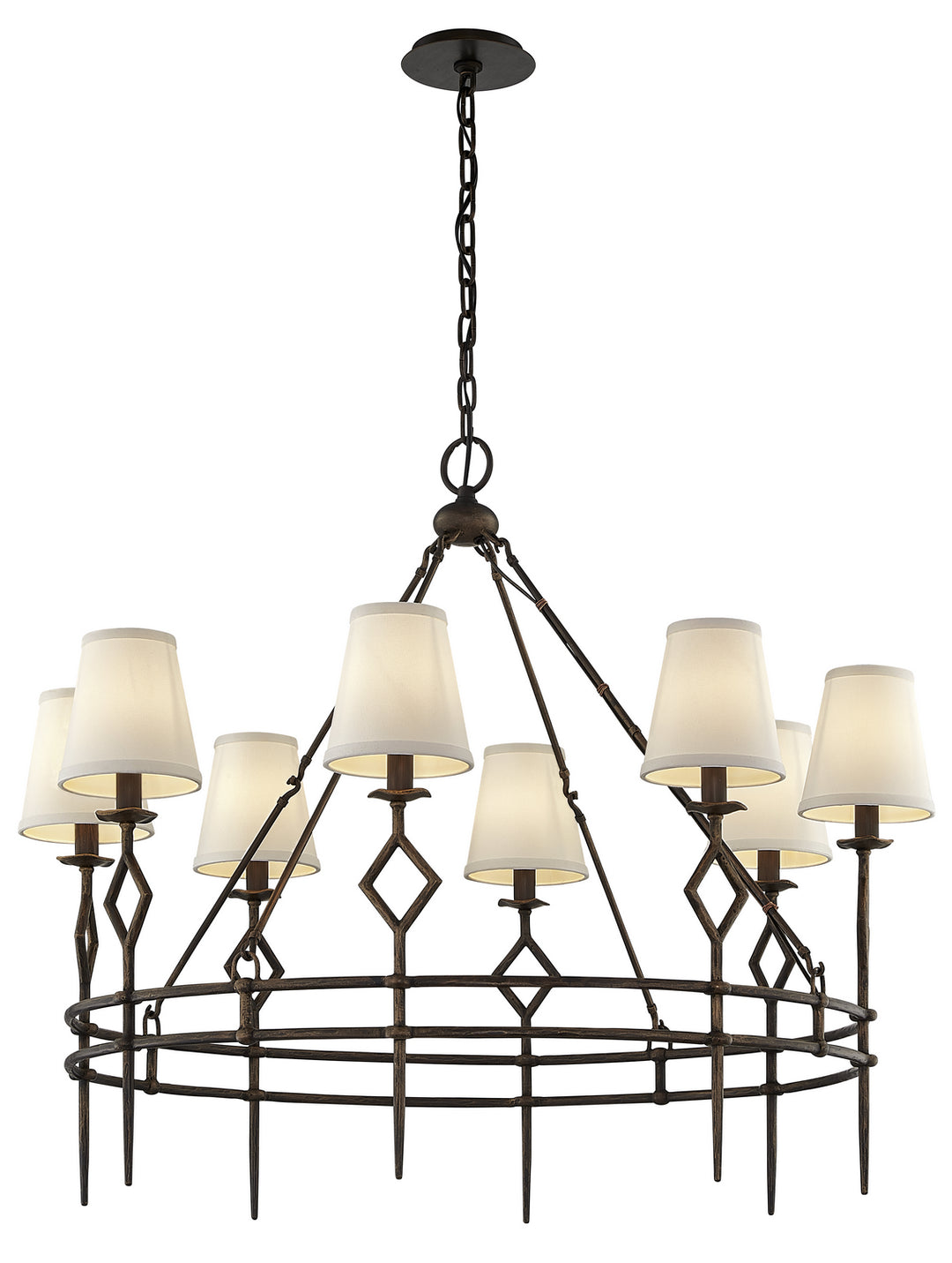 Troy Maurice F6628 Chandelier Light - Pompeii Bronze
