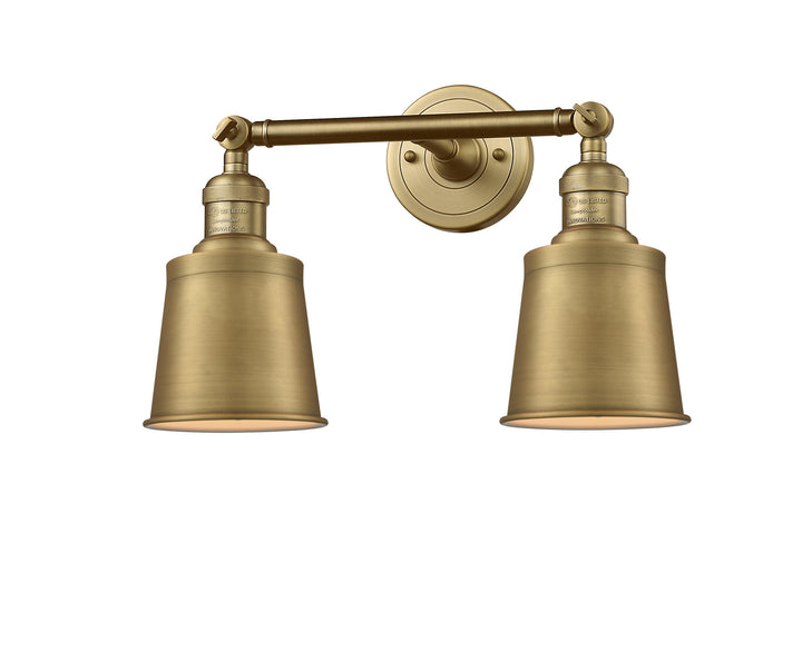 Innovations Franklin Restoration 208-BB-M9-BB Bath Vanity Light 16 in. wide - Brushed Brass