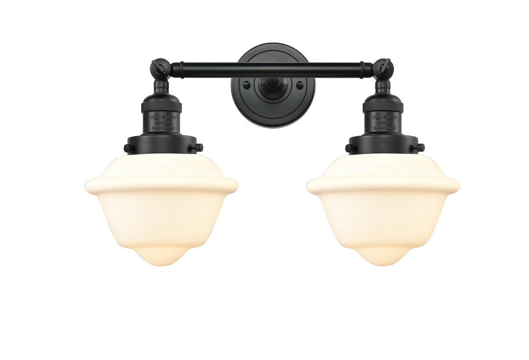 Innovations Franklin Restoration 208-BK-G531-LED Bath Vanity Light 17 in. wide - Matte Black