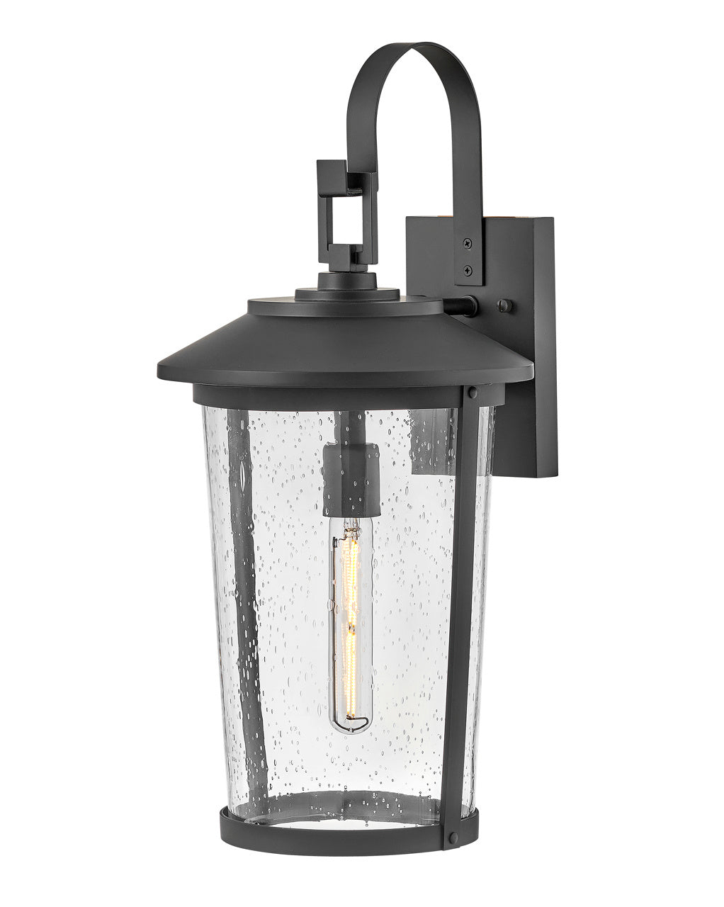 Lark Lighting 82025BK  Banks Outdoor Black