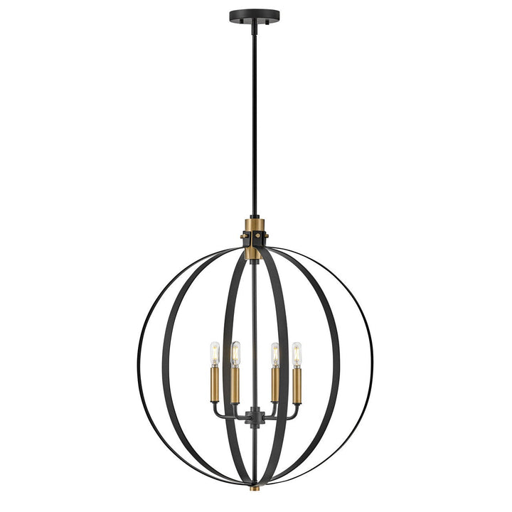 Lark Cirque 83034BK Chandelier Light - Black