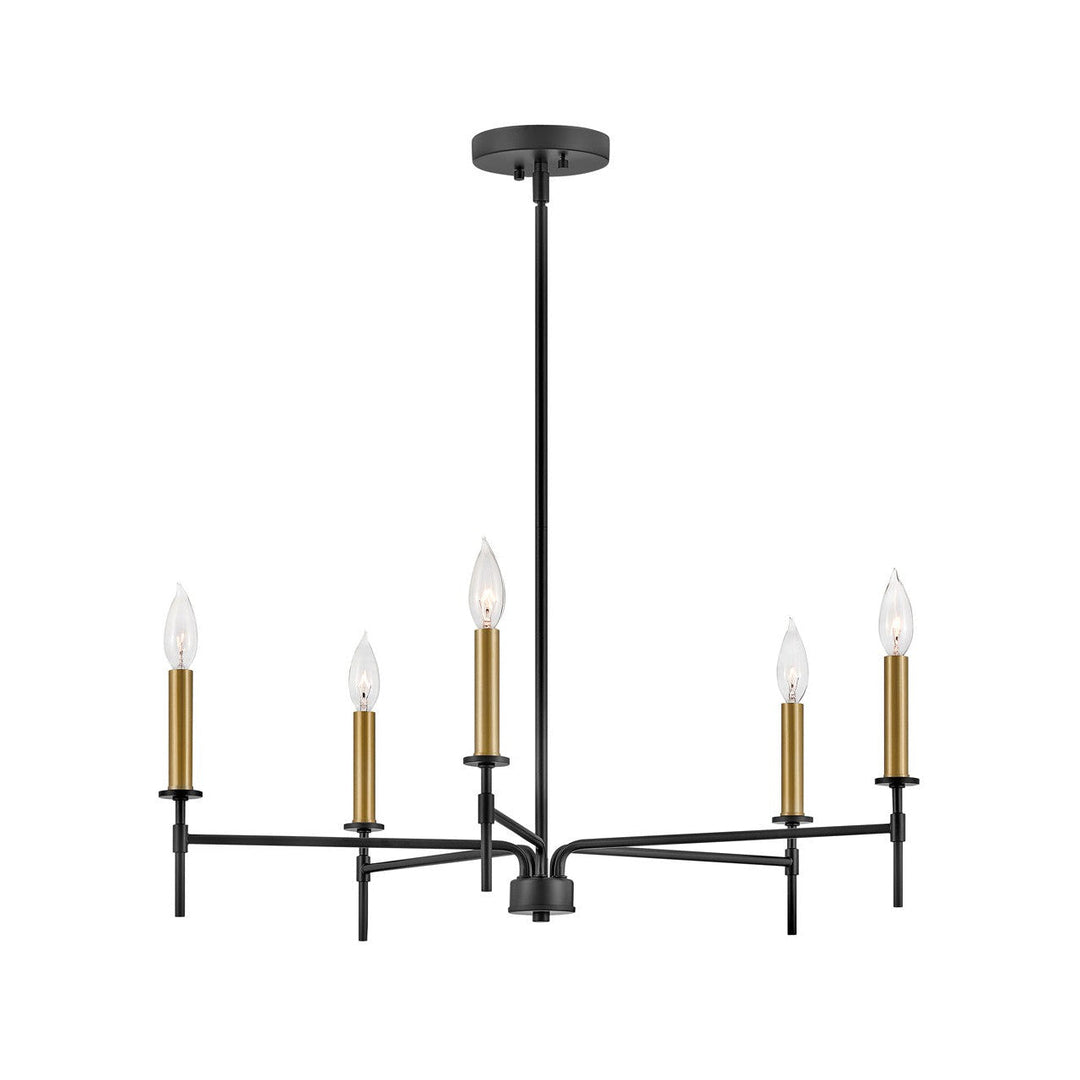 Lark Hux 83075BK Chandelier Light - Black