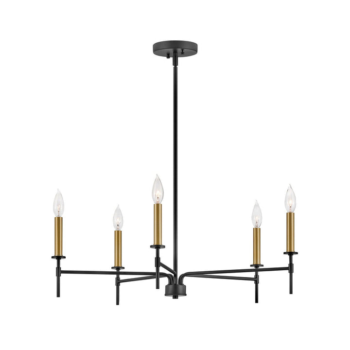 Lark Hux 83075BK Chandelier Light - Black