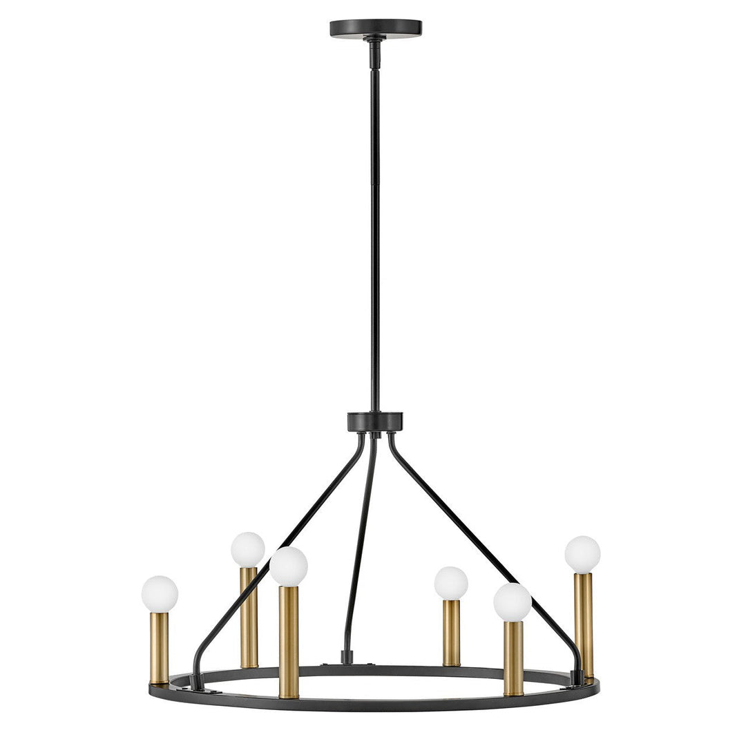 Lark Lazlo 83155BK Chandelier Light - Black