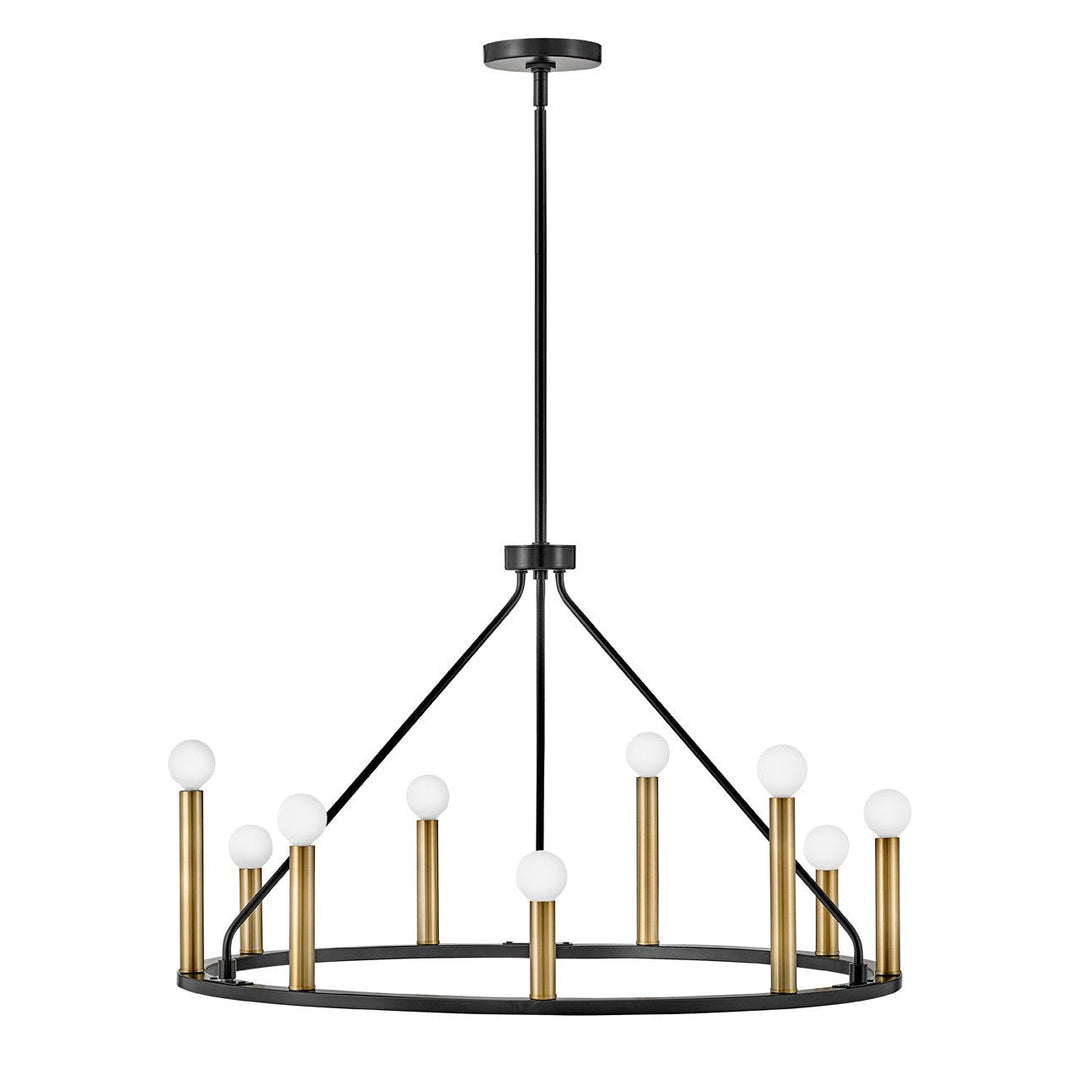 Lark Lazlo 83158BK Chandelier Light - Black