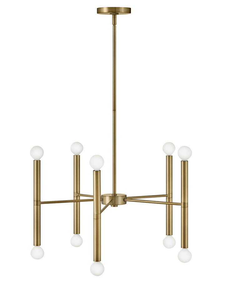 Lark Millie 83198LCB Chandelier Light - Lacquered Brass