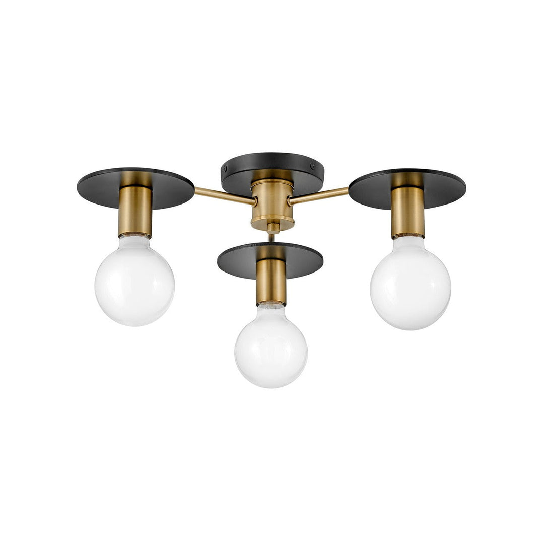 Lark Bobbie 83203LCB Ceiling Light - Lacquered Brass