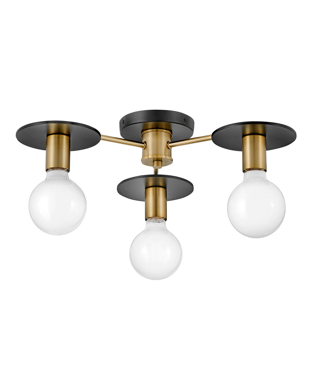 Lark Bobbie 83203LCB Ceiling Light - Lacquered Brass