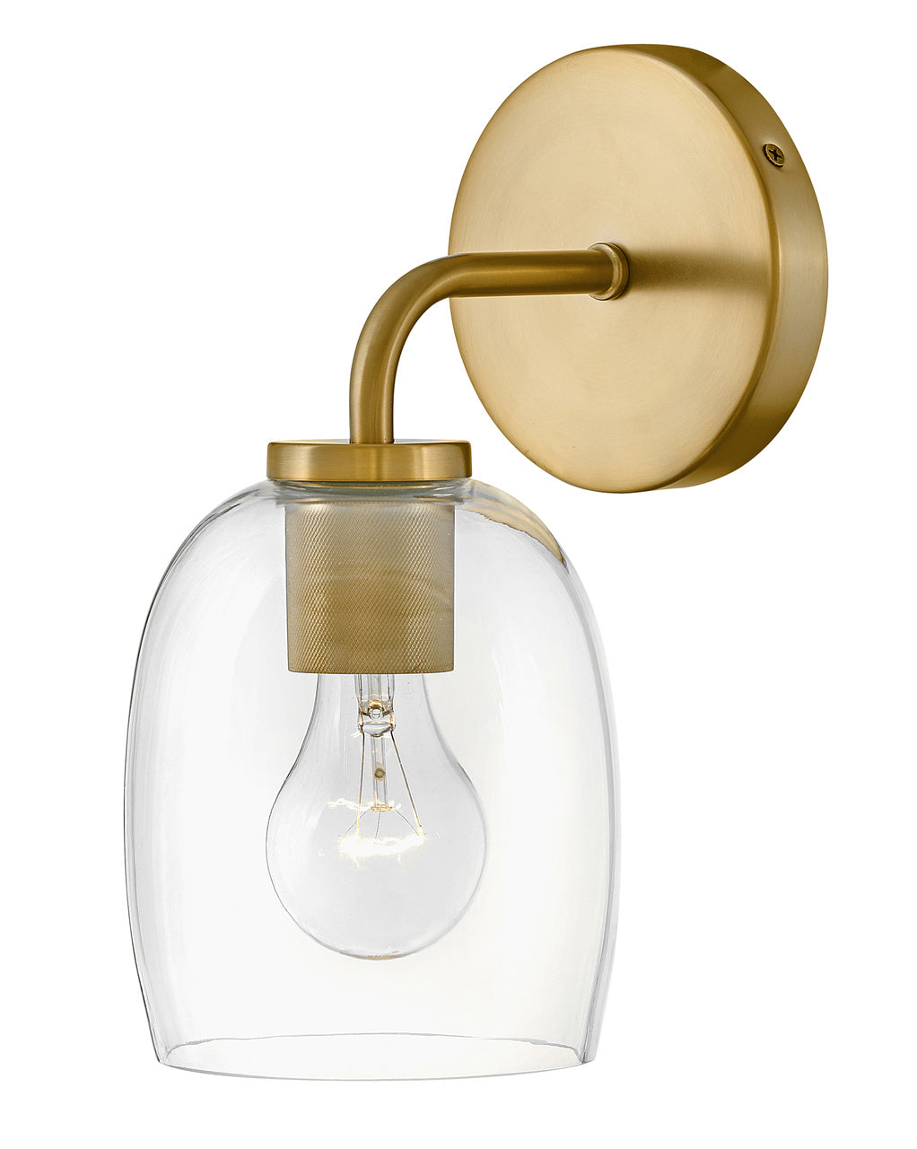 Lark Percy 85010LCB Wall Sconce Light - Lacquered Brass