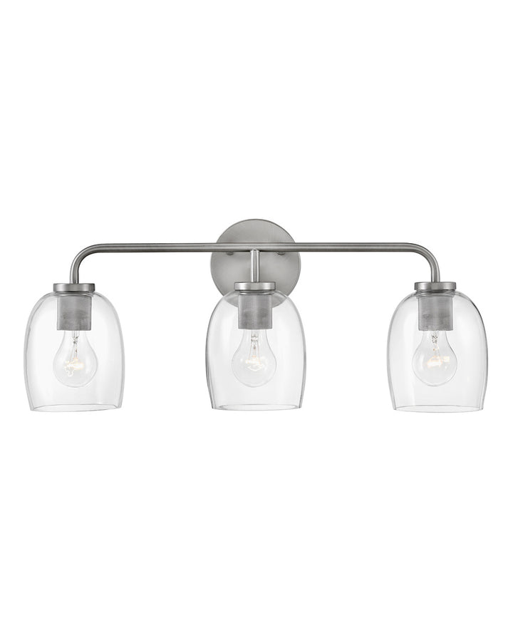 Lark Percy 85013AN Bath Vanity Light 24 in. wide - Antique Nickel