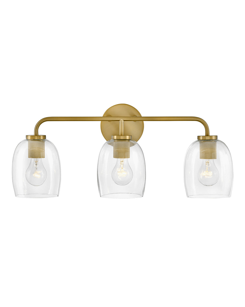 Lark Percy 85013LCB Bath Vanity Light 24 in. wide - Lacquered Brass