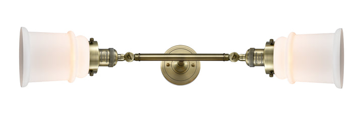 Innovations Franklin Restoration 208L-AB-G181-LED Bath Vanity Light 6 in. wide - Antique Brass