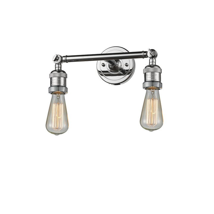 Innovations Franklin Restoration 208NH-PC Bath Vanity Light 11 in. wide - Polished Chrome