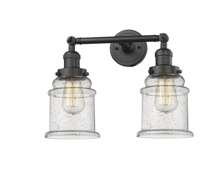 Innovations Franklin Restoration 208-OB-G184-LED Bath Vanity Light 17 in. wide - Oil Rubbed Bronze