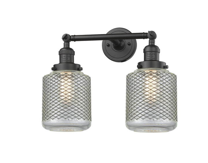 Innovations Franklin Restoration 208-OB-G262 Bath Vanity Light 16 in. wide - Oil Rubbed Bronze