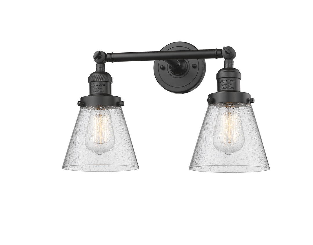 Innovations Franklin Restoration 208-OB-G64-LED Bath Vanity Light 16 in. wide - Oil Rubbed Bronze
