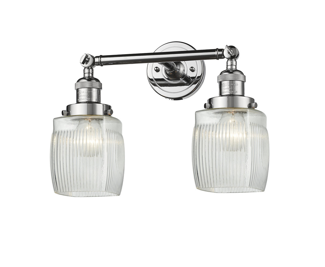 Innovations Franklin Restoration 208-PC-G302-LED Bath Vanity Light 16 in. wide - Polished Chrome