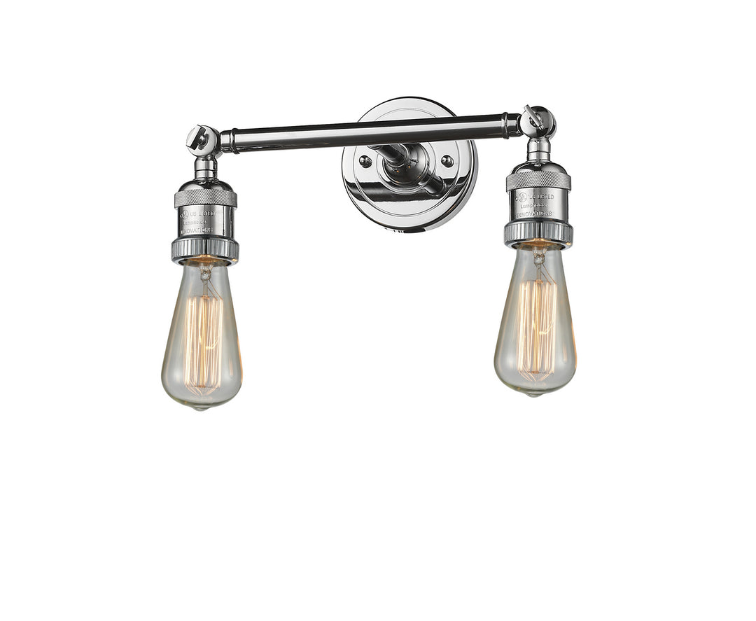 Innovations Franklin Restoration 208-PC-LED Bath Vanity Light 11 in. wide - Polished Chrome