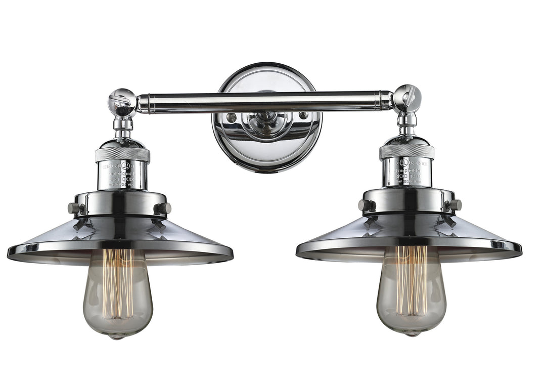 Innovations Franklin Restoration 208-PC-M7-LED Bath Vanity Light 18 in. wide - Polished Chrome