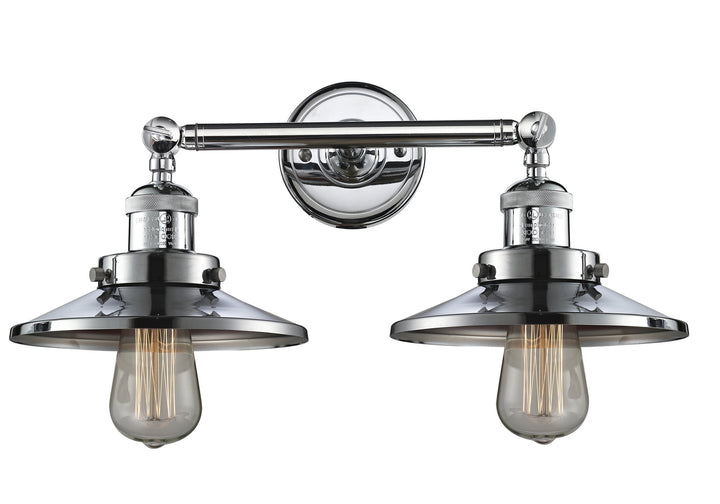 Innovations Franklin Restoration 208-PC-M7-LED Bath Vanity Light 18 in. wide - Polished Chrome