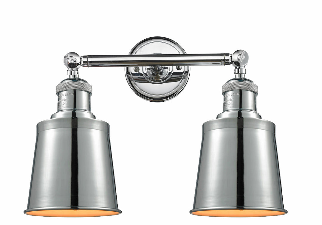 Innovations Franklin Restoration 208-PC-M9-PC Bath Vanity Light 16 in. wide - Polished Chrome