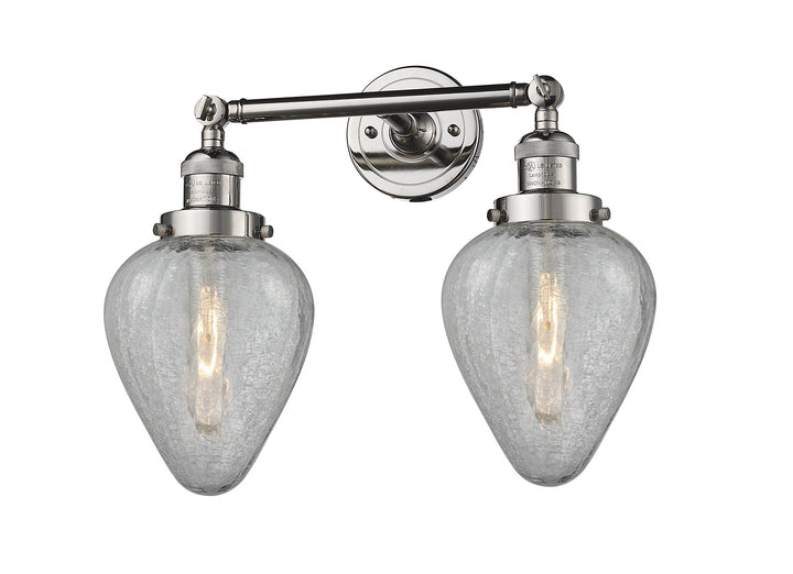 Innovations Franklin Restoration 208-PN-G165-LED Bath Vanity Light 17 in. wide - Polished Nickel