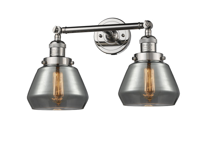 Innovations Franklin Restoration 208-PN-G173-LED Bath Vanity Light 17 in. wide - Polished Nickel