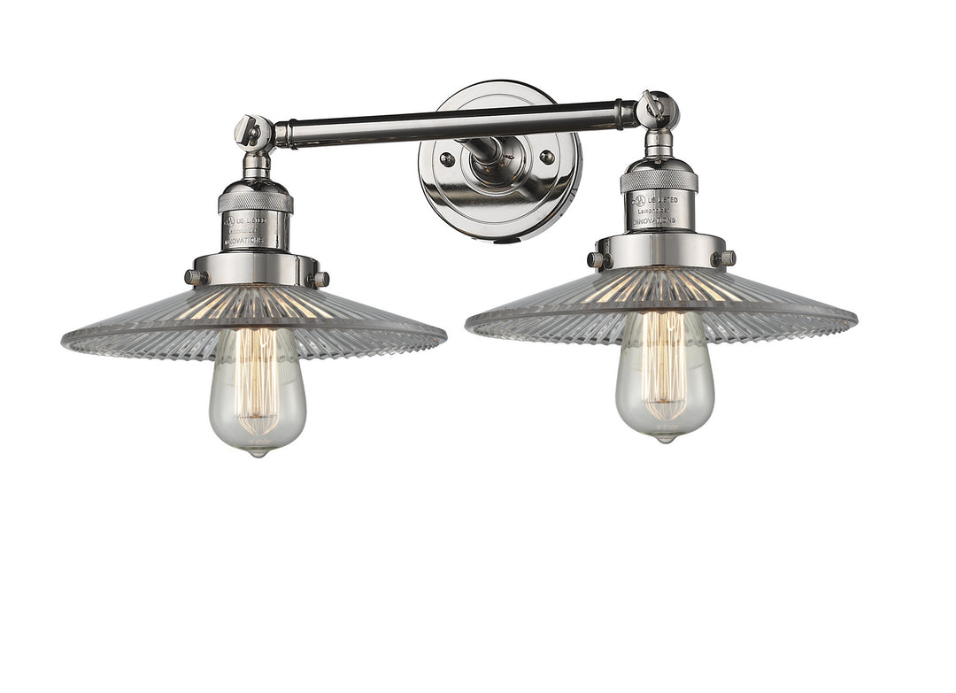 Innovations Franklin Restoration 208-PN-G2-LED Bath Vanity Light 18 in. wide - Polished Nickel