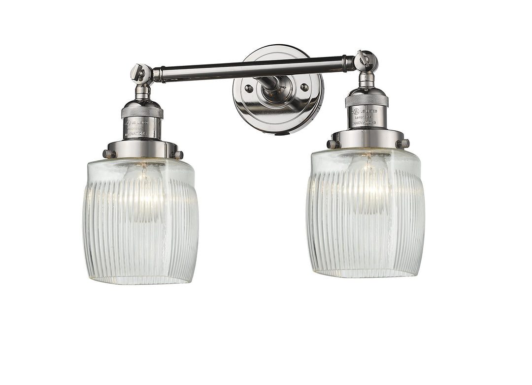 Innovations Franklin Restoration 208-PN-G302-LED Bath Vanity Light 16 in. wide - Polished Nickel