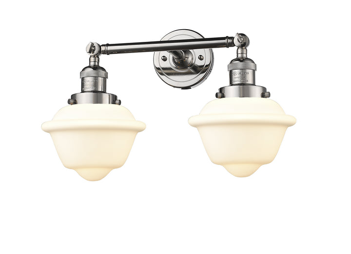 Innovations Franklin Restoration 208-PN-G531-LED Bath Vanity Light 17 in. wide - Polished Nickel