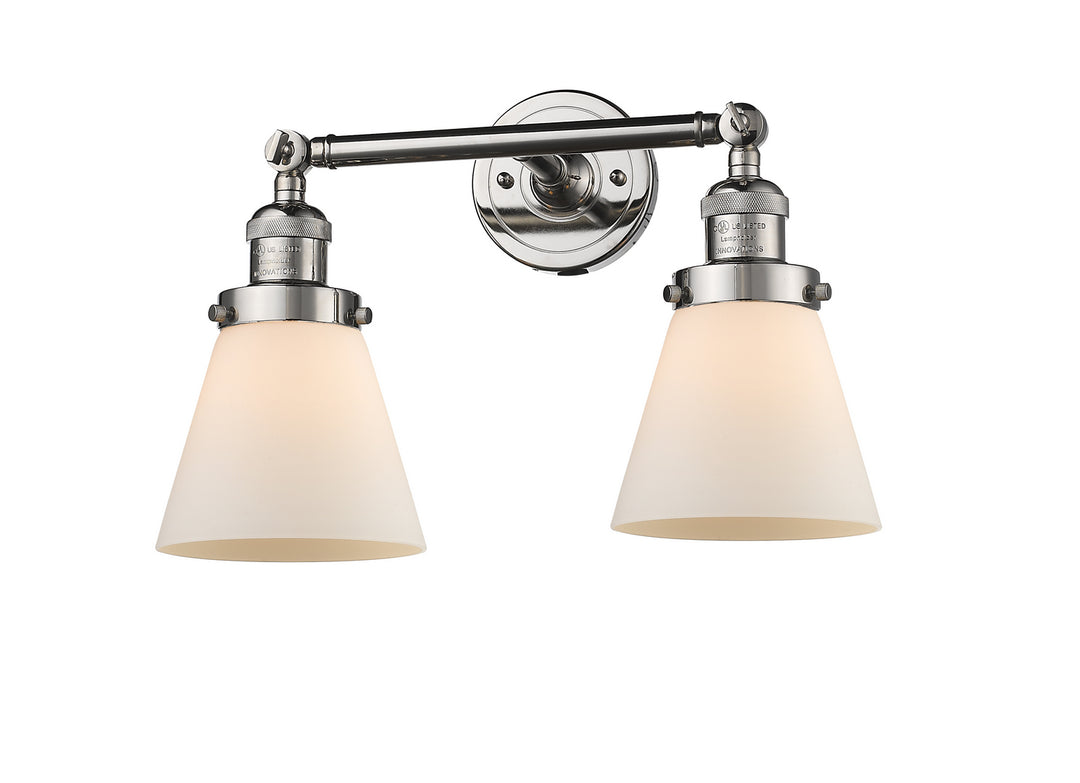 Innovations Franklin Restoration 208-PN-G61-LED Bath Vanity Light 16 in. wide - Polished Nickel