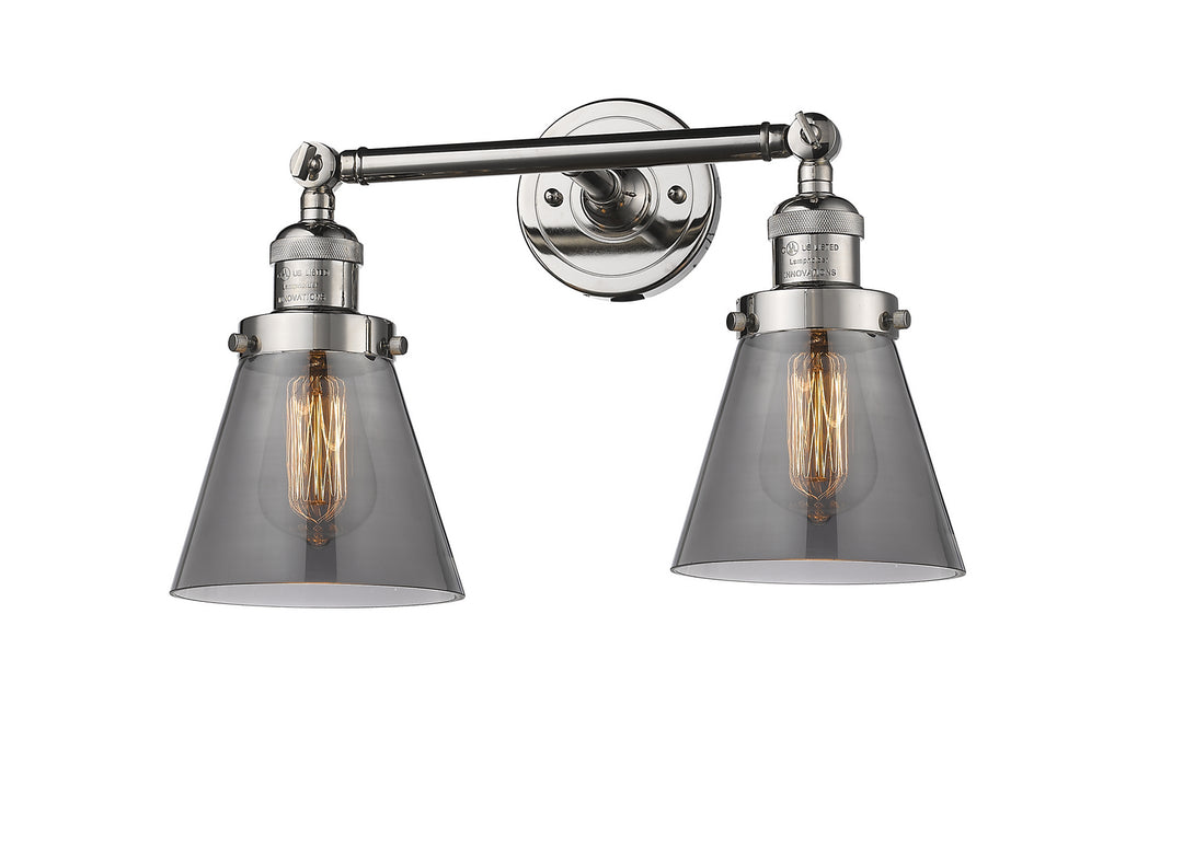 Innovations Franklin Restoration 208-PN-G63-LED Bath Vanity Light 16 in. wide - Polished Nickel