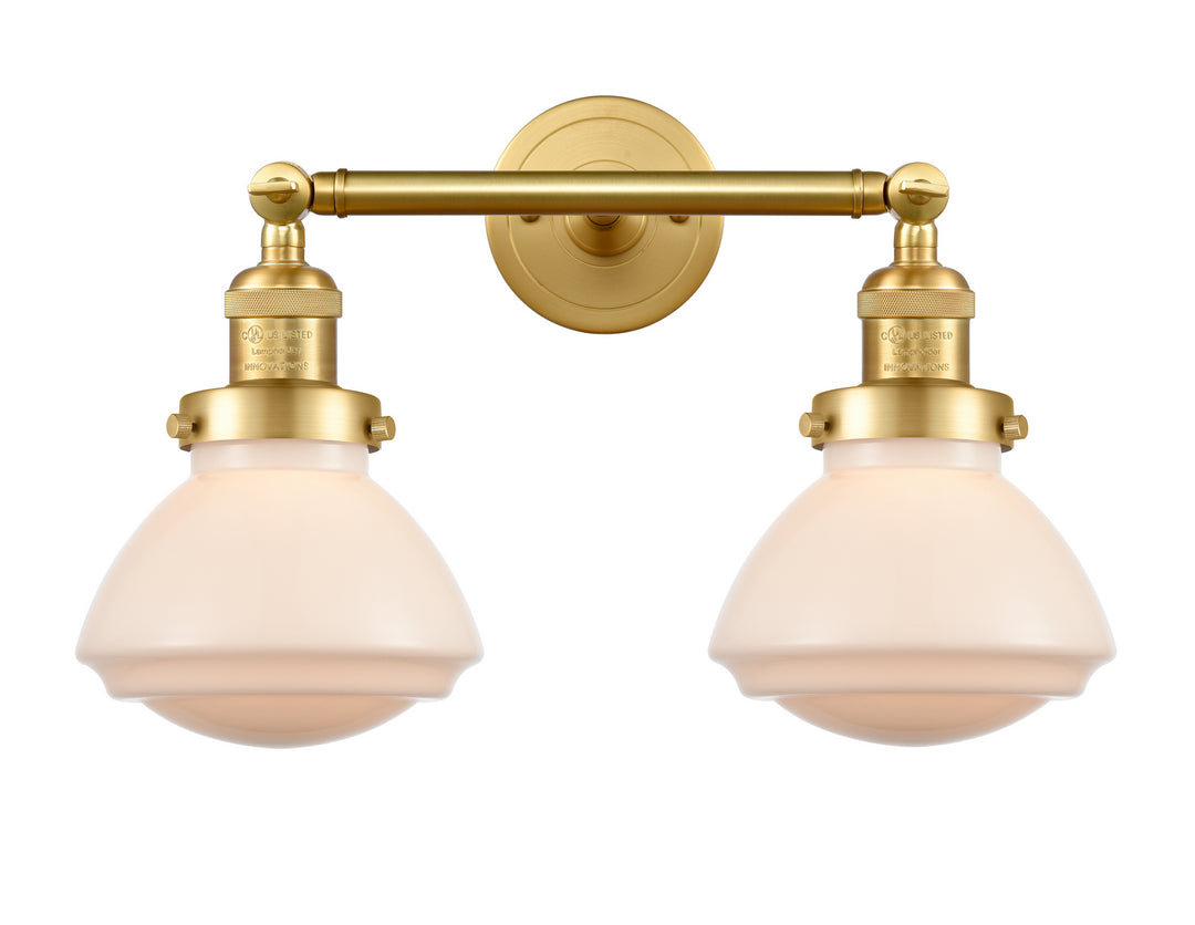 Innovations Franklin Restoration 208-SG-G321-LED Bath Vanity Light 18 in. wide - Satin Gold