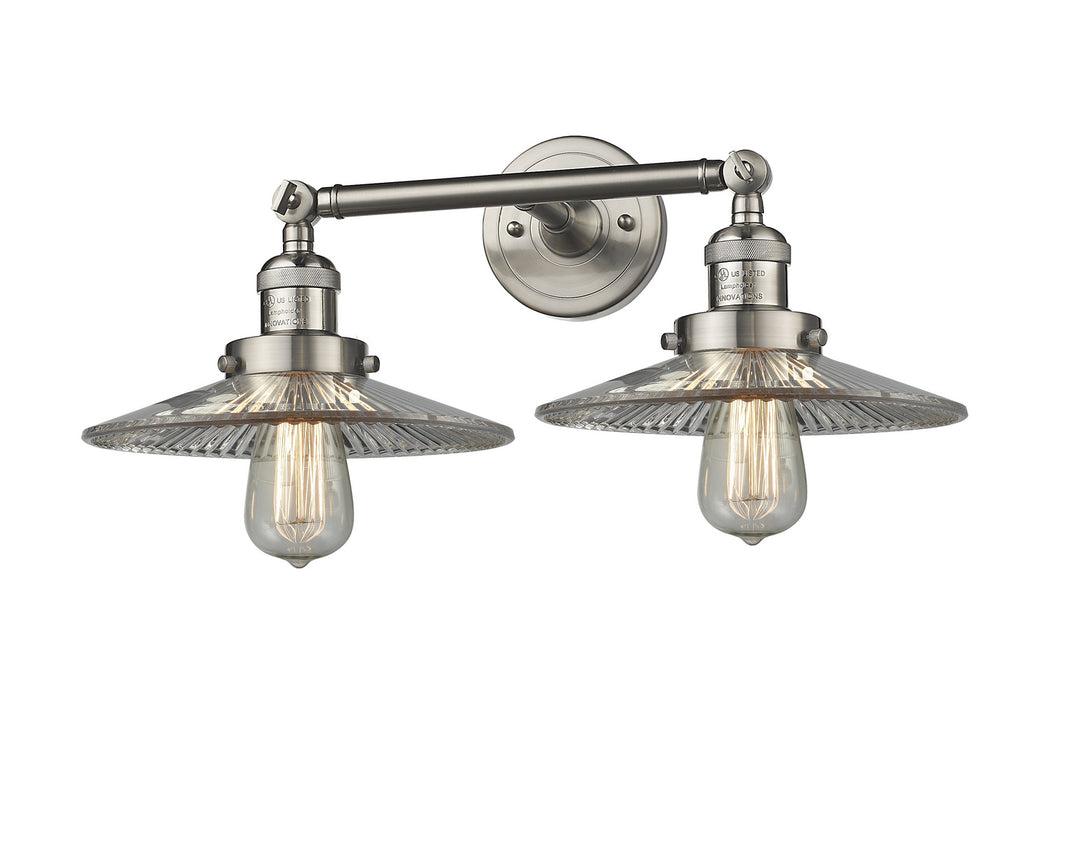 Innovations Franklin Restoration 208-SN-G2-LED Bath Vanity Light 18 in. wide - Brushed Satin Nickel