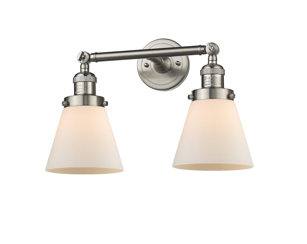 Innovations Franklin Restoration 208-SN-G61-LED Bath Vanity Light 16 in. wide - Brushed Satin Nickel