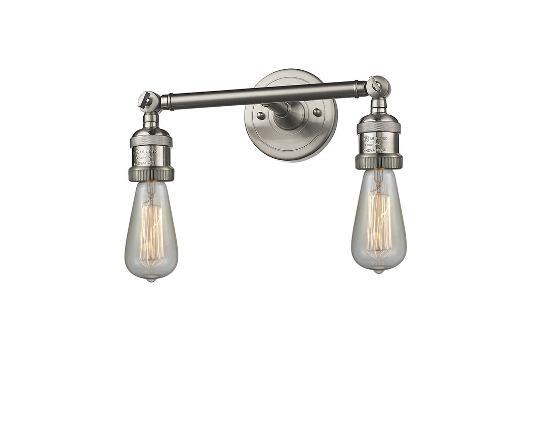 Innovations Franklin Restoration 208-SN-LED Bath Vanity Light 11 in. wide - Brushed Satin Nickel