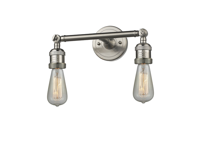 Innovations Franklin Restoration 208-SN-LED Bath Vanity Light 11 in. wide - Brushed Satin Nickel